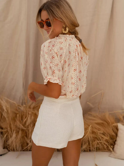 Elina | Blomsterbluse