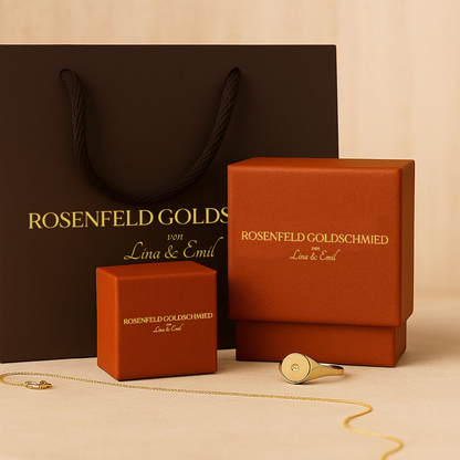 Open circle three-row necklace | Gold 18k
