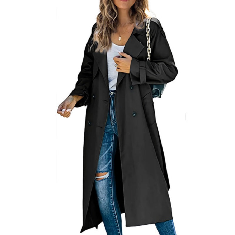 Lana - Trenchcoat for kvinder, lang