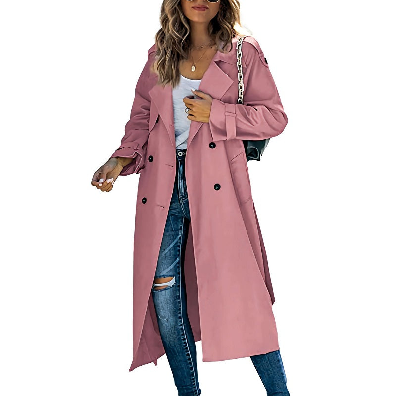 Lana - Trenchcoat for kvinder, lang