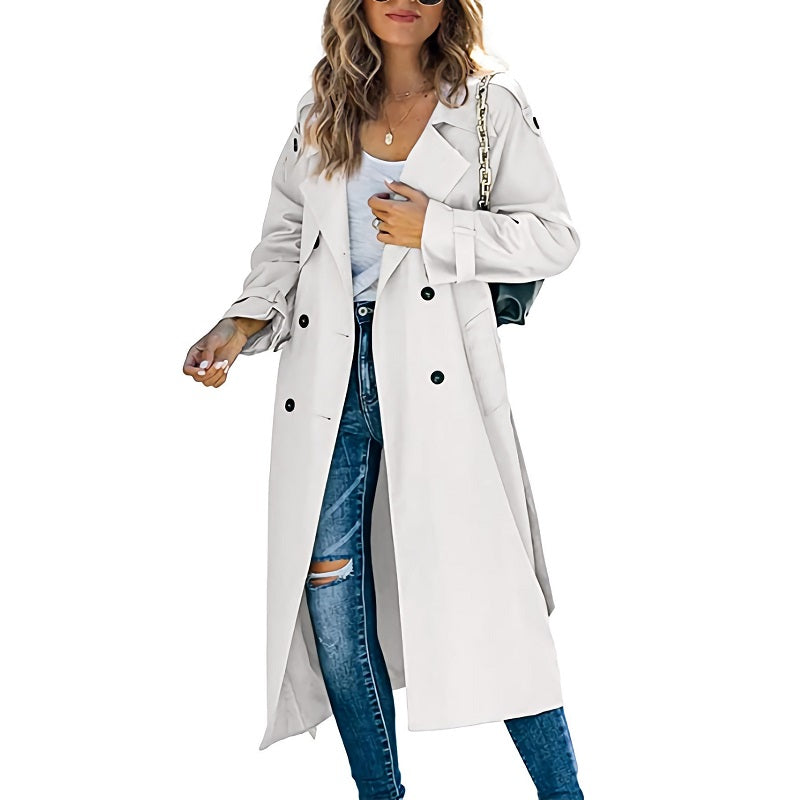 Lana - Trenchcoat for kvinder, lang