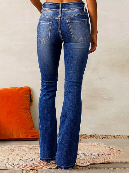 Julie | Højtaljede flared jeans
