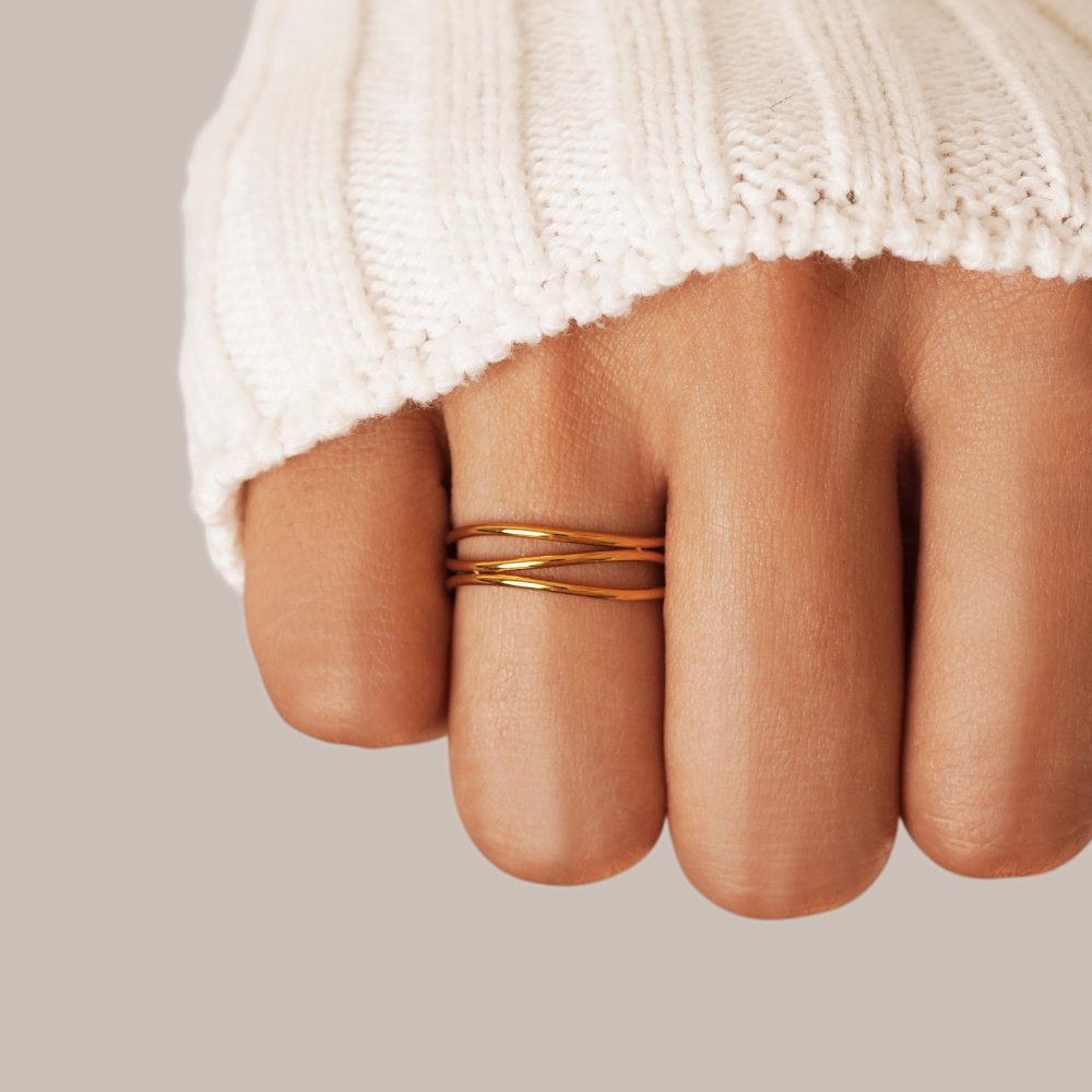 Uendelighedsringen Infinity Loop | 18k Guld
