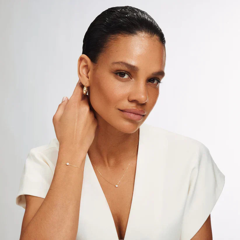 Cléa Moissanit Stone Bracelet | Gold 14k