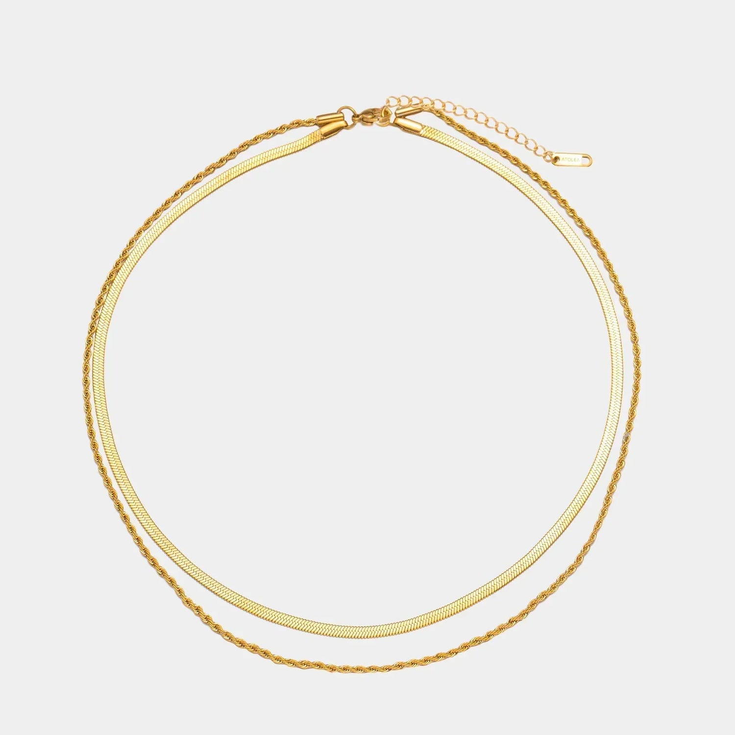 Hailey Flerlags Halskæde | 18k Guld