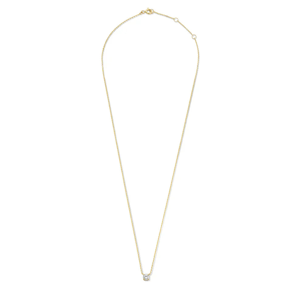 Cléa Moissanit Stone Necklace | Gold 14k