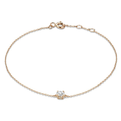 Cléa Moissanit Stone Bracelet | Gold 14k