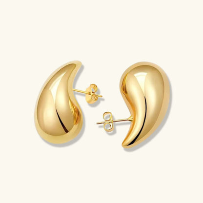 Tårnformede Øreringe Sandra | 18k Guld