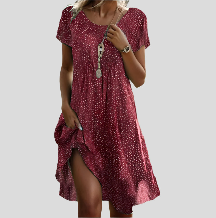 Liora | Boho Sommerkjole med Romantiske Detaljer