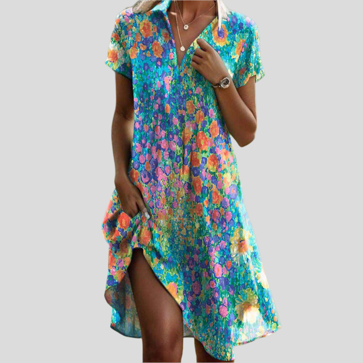 Liora | Boho Sommerkjole med Romantiske Detaljer