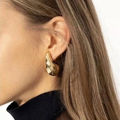 Tårnformede Øreringe Sandra | 18k Guld
